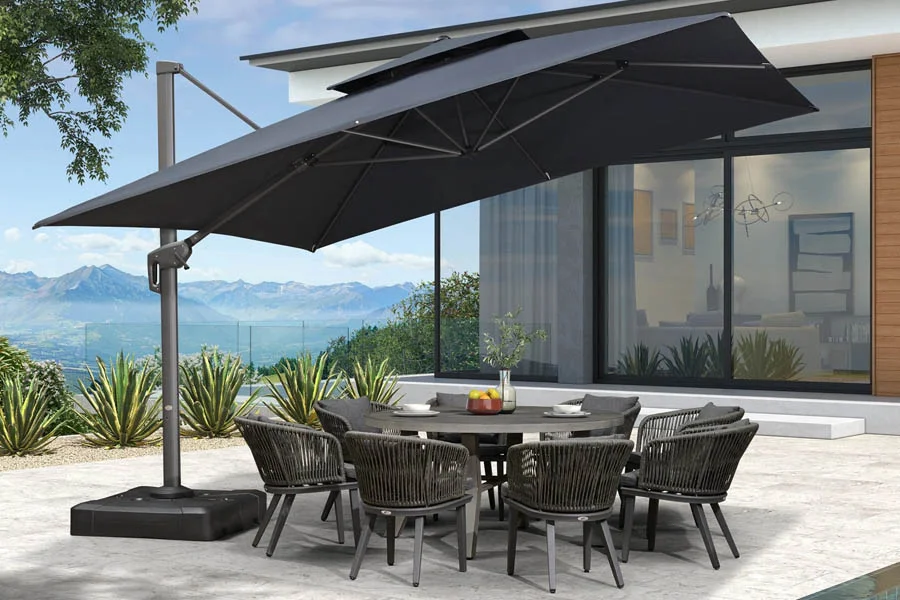 Heavy-Duty Cantilever Umbrella